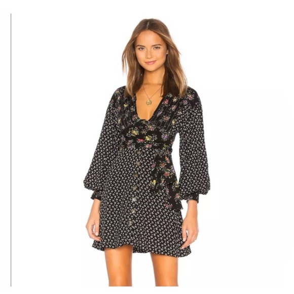 Free People - Wonderland Mini Dress - Picture 3 of 4